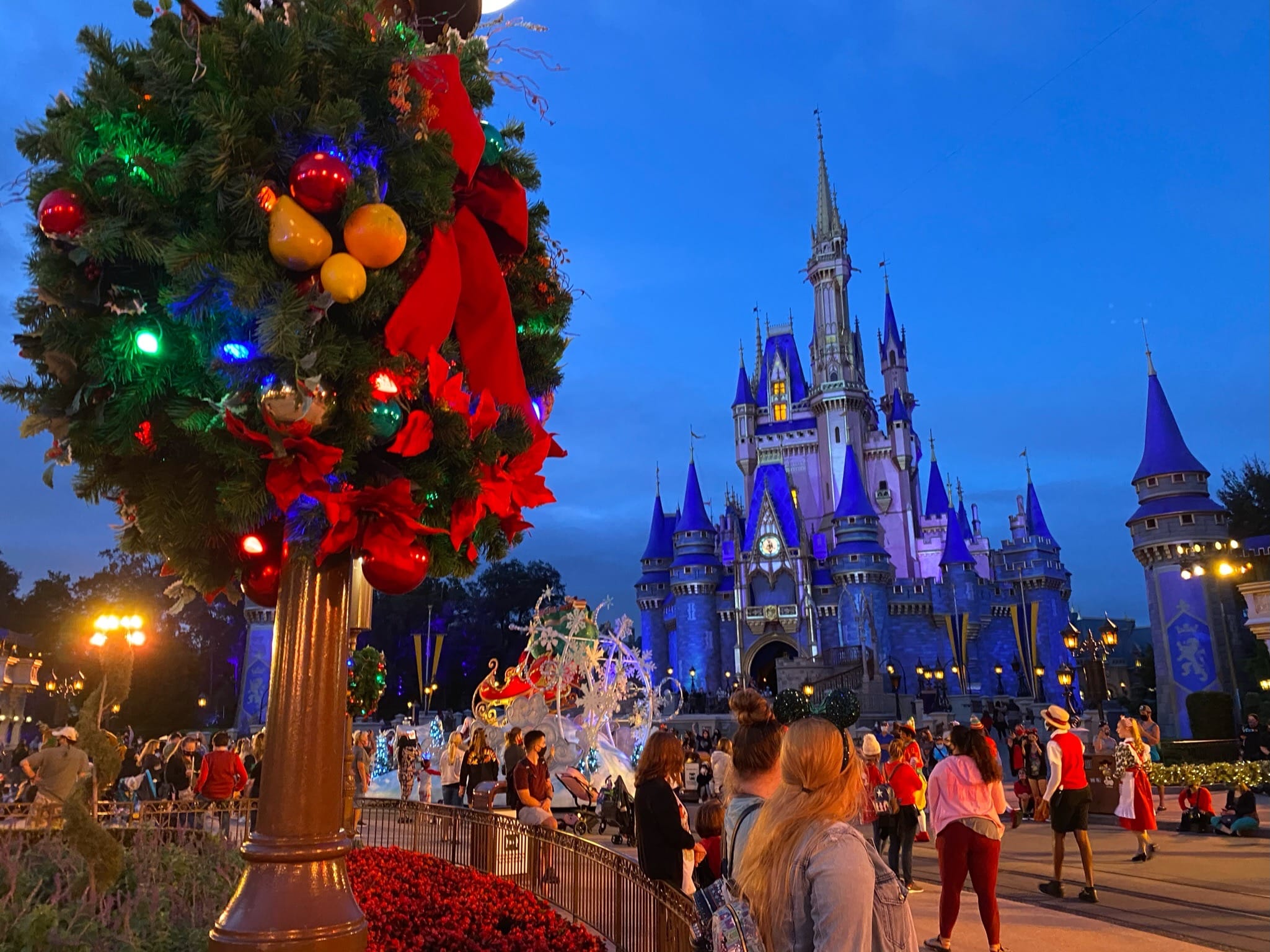 Disney World at Christmas